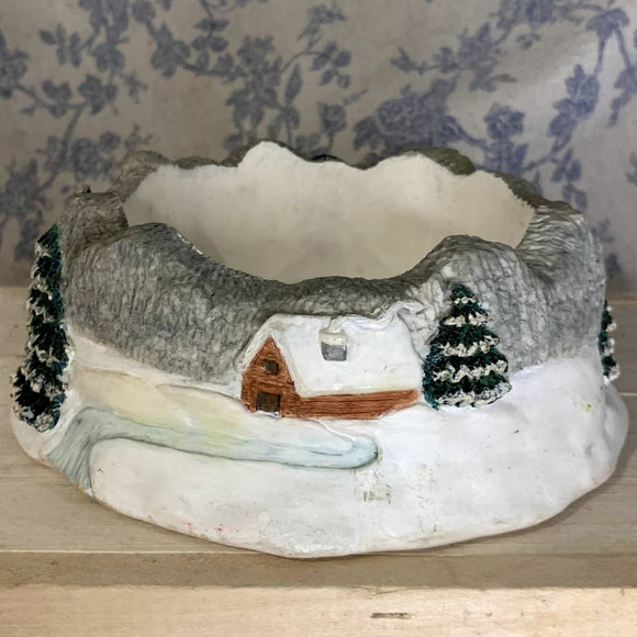 Vintage Papel Giftware Winter Candle Holder - Picture 2 of 6